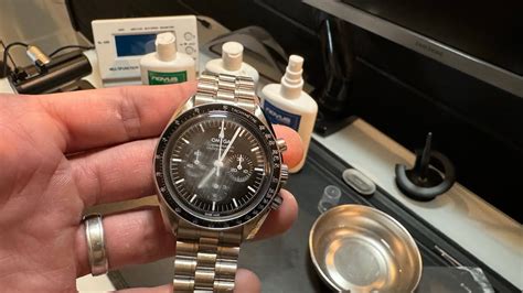 omega speedmaster hesalite polishing